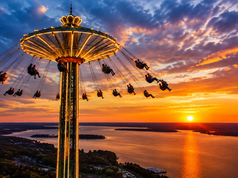 Skyhook ride